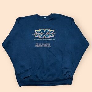 Vintage Pittsburgh Steelers Super Bowl xXx Crewneck Sweatshirt Men’s 2XL Vtg 90s
